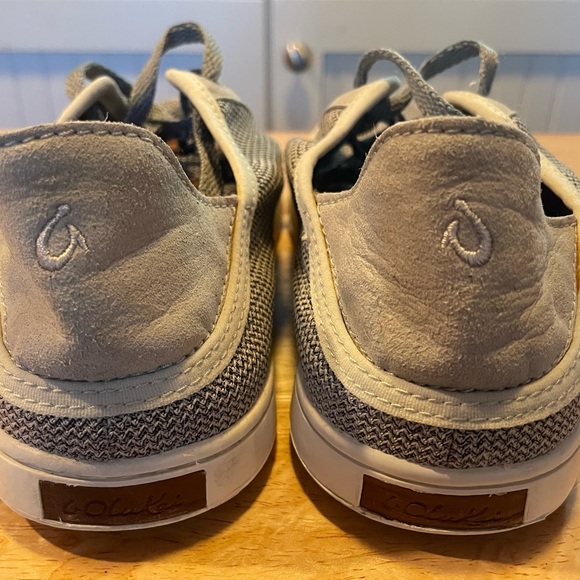 OluKai Womens Pehuea Li shoes Gray Comfort Sneakers Size 9.5 Beach Surf - Picture 3 of 8